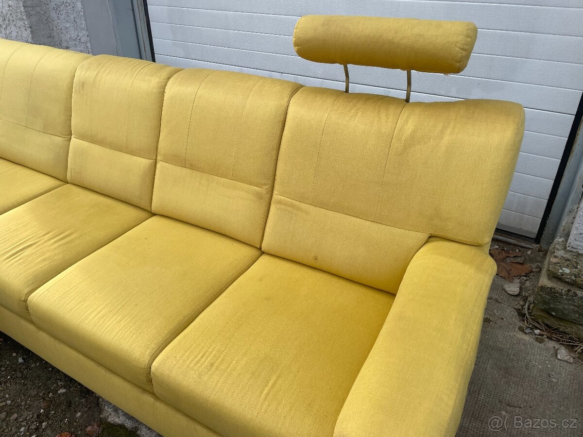✅ Sedačka | pohovka + křeslo | gauč | rozkládací |pěkný stav - 11