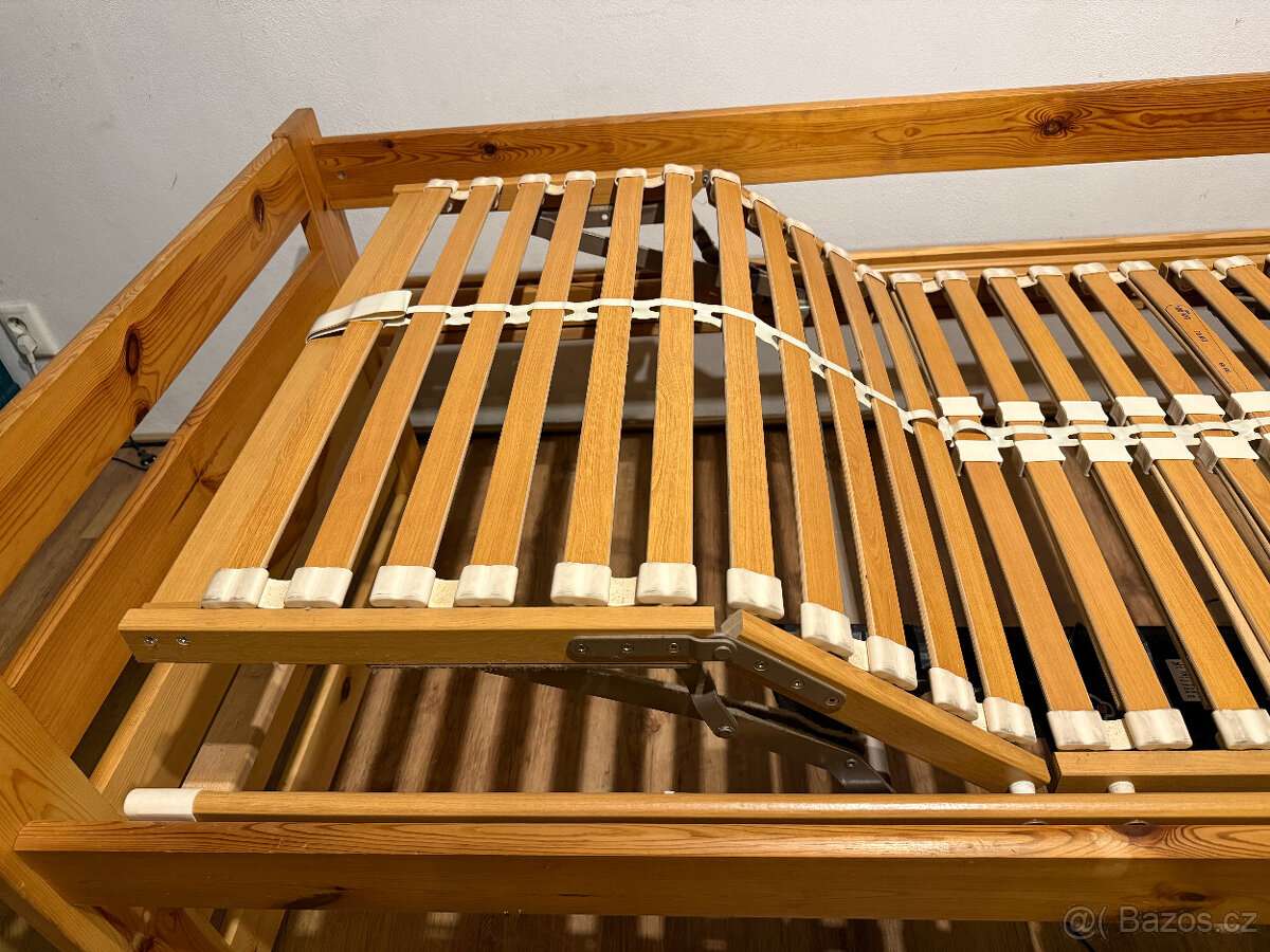 Zdravotní postel s elektrickým roštem a zdravotní matrací - 11