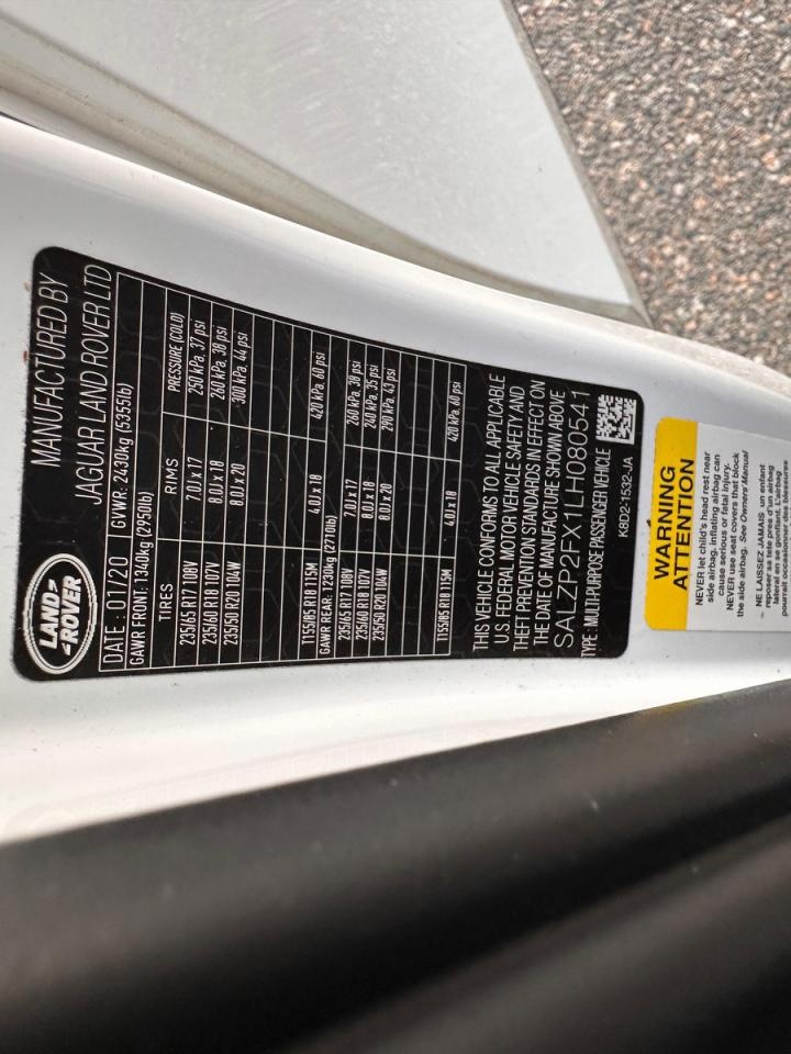 Land Rover Range Rover Evoque SE 2020 - 11