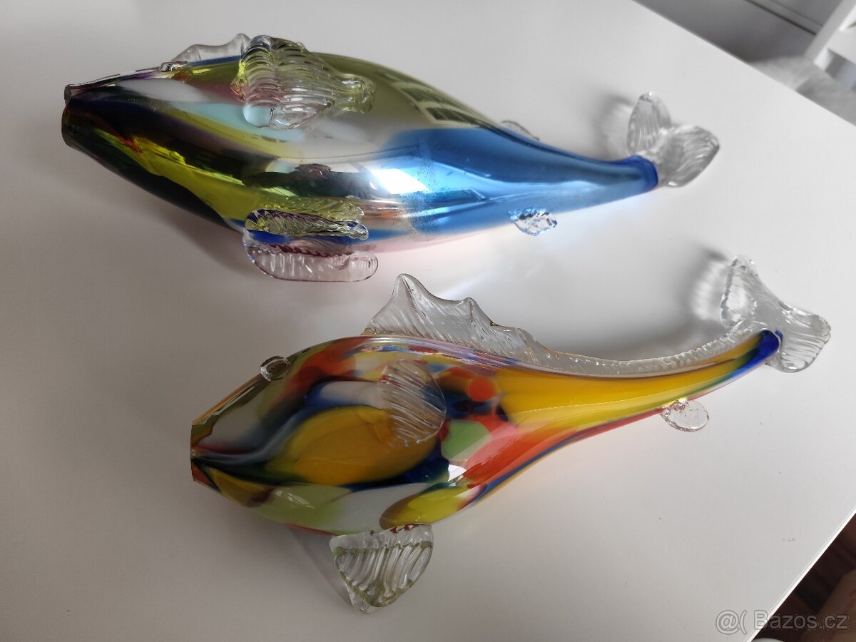 Hutní sklo ryby - 11
