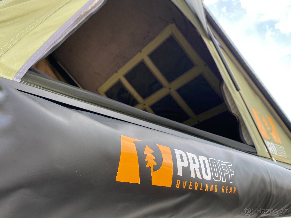 Střešní stan na auto celohliníkový PROOFF Vichren s montáží - 11