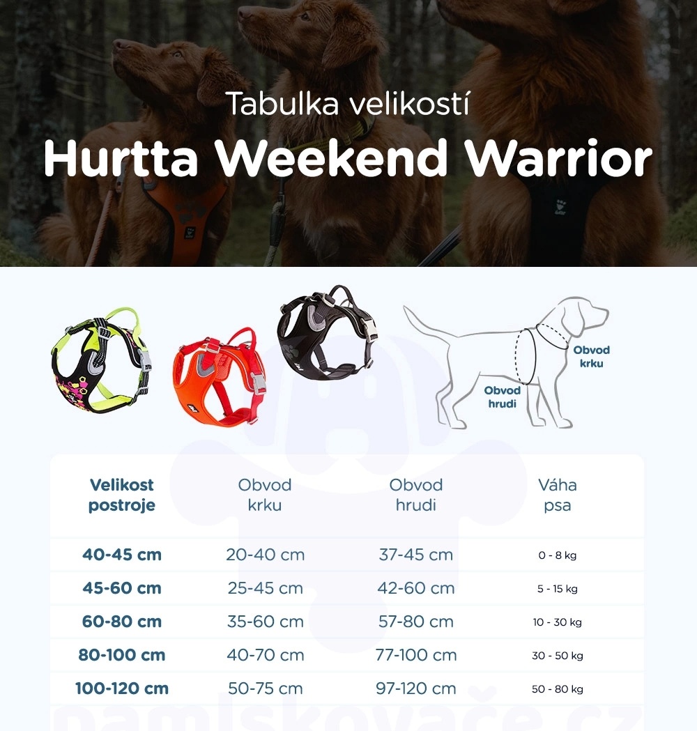 Hurtta postroj pro psy, 60-80 cm - 11