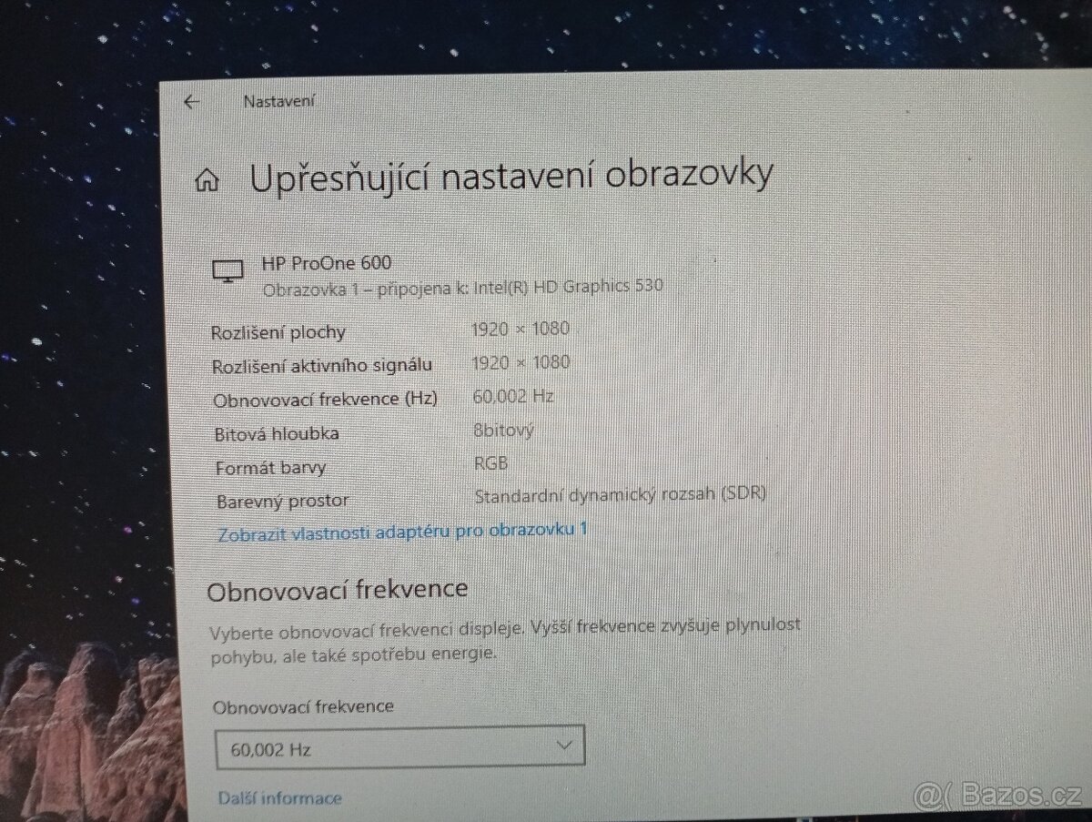 Prodám AiO PC HP ProOne 600 - 11