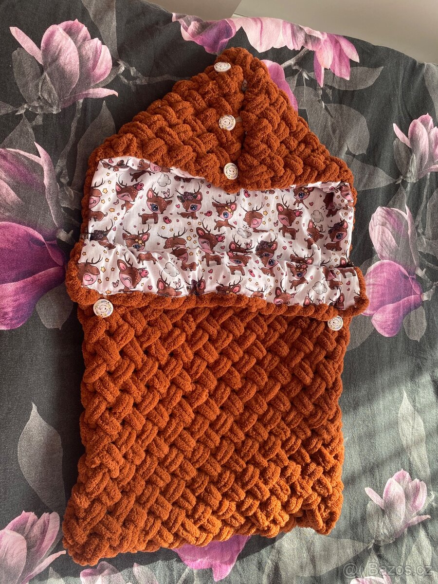 Zavinovačky a dečky pro miminko z puffy - 11