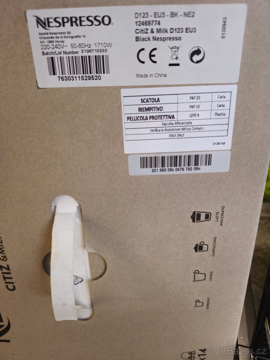 Kávovar Nespresso De'Longhi CitiZ & Milk D123 - 11