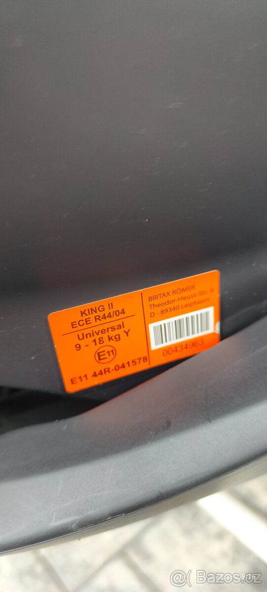 Autosedačky Britax Römer King II - 11