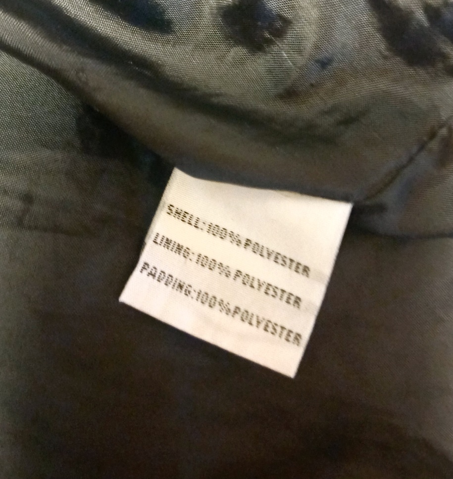 Černá zimní dlouhá prošívaná bunda, vel. 38, zn. Superstar - 11