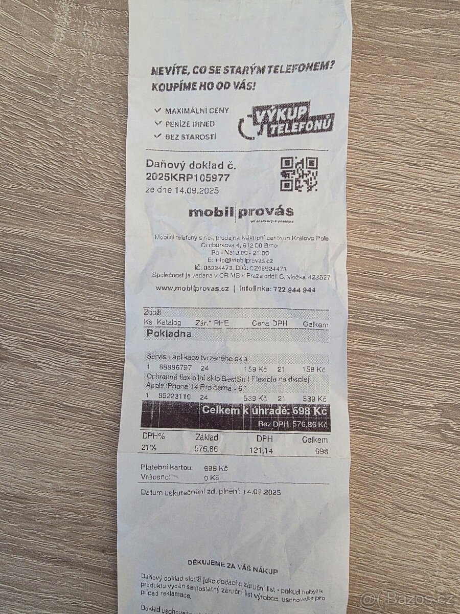 Apple Iphone 14 pro 128gb + airpods pro 1 generace - 11