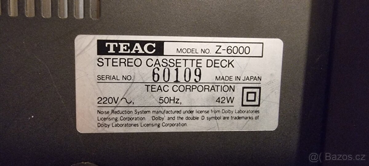 TEAC Z-6000 + dálkové TEAC R-200 - 11