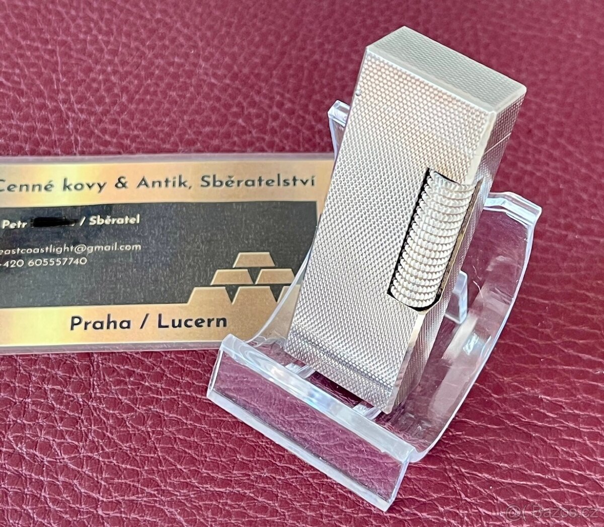 🔥 Dunhill Rollagas Zapalovač 80' léta, vzor Barley 🇨🇭 - 11