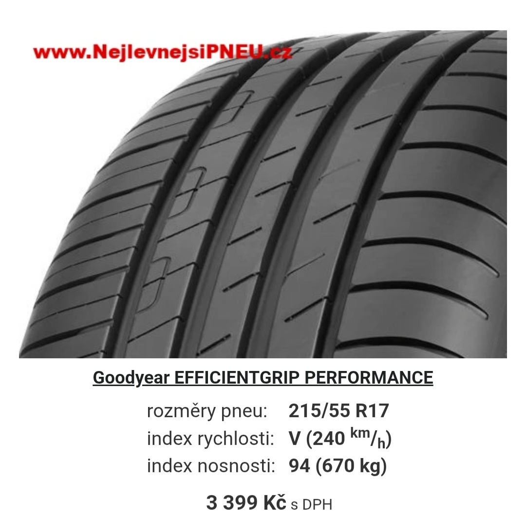 215/55 r17 Letní nové GoodYear - 11