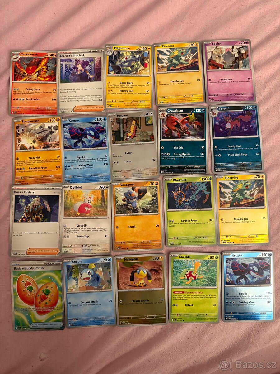 Pokémon karty CENA DOHODOU - 11