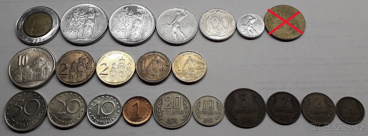 Mince - rôzne štáty - 11