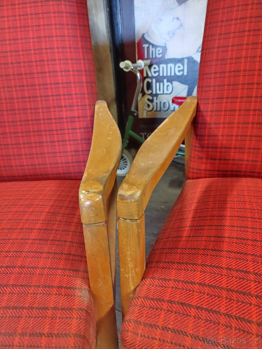 Retro křesla v původním stavu - 11