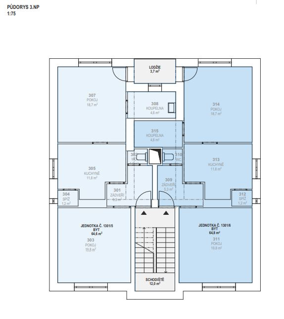 Prodej nově zrekonstruovaných zděných bytů - 11