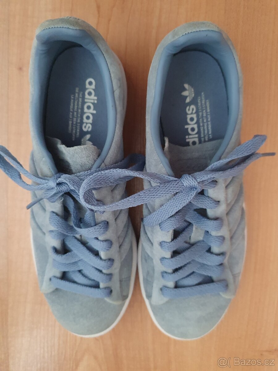 Šedomodré Adidas campus 36,5 tenisky boty - 11