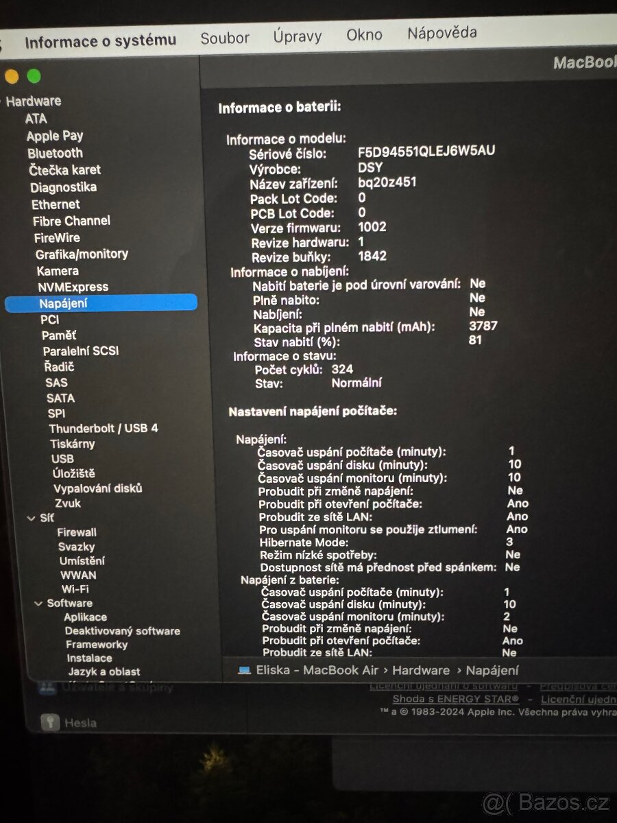 Apple, MacBook Air, Retina, 13palcový, 2019, 16 GB - 11