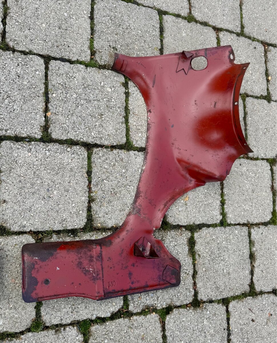 Jawa 350 panelka, sportka - podsedlove plechy - 11