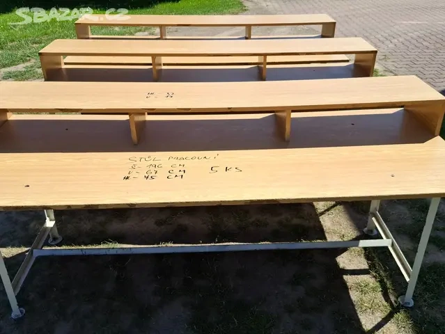 Stoly Židle Lavice Ponk Pracovní stůl - více typů - 11