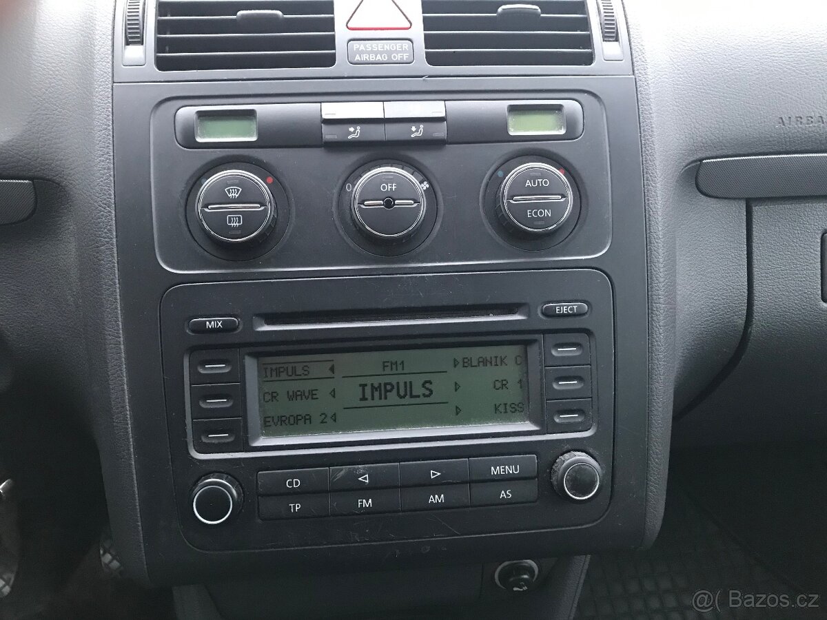 Volkswagen Touran, 1.9 TDI 77 KW,KLIMA ,ČR... - 11