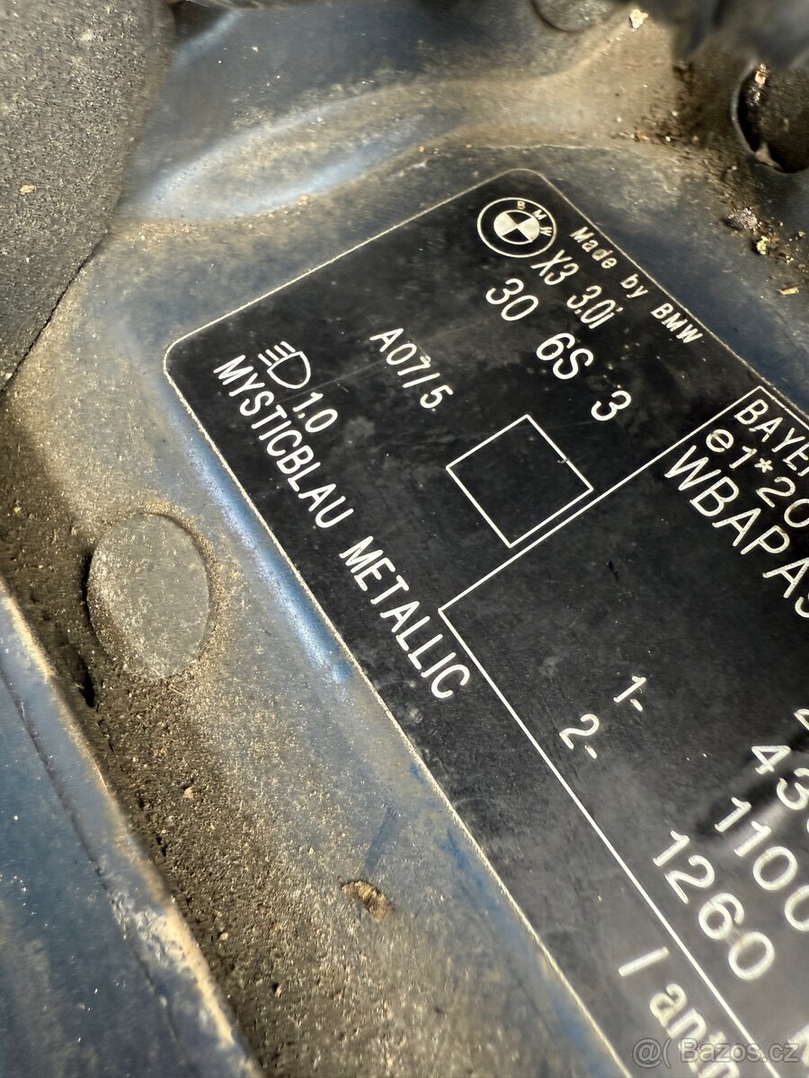 BMW X3 e83 3.0i mystic blau - 11