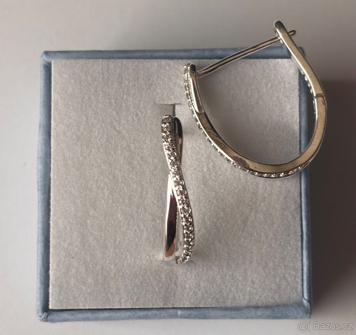 Nové stříbrné náušnice punc 925 - 11