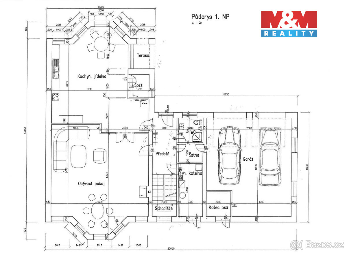 Prodej rodinného domu, 350 m², Ostrava, ul. Hranečník - 11
