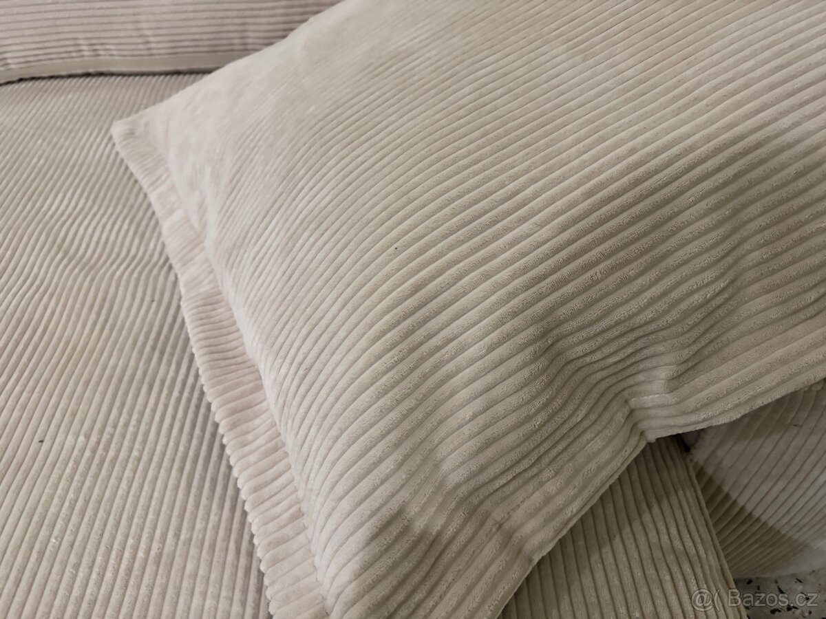 NOVÁ krásná Sedací souprava Sirpio manšetr Béžová - 11
