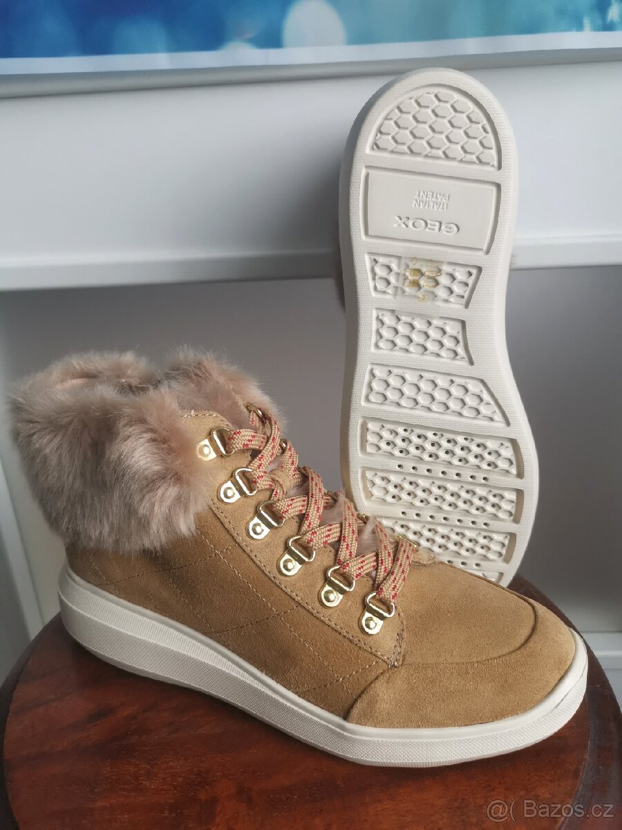 Geox dámské kotníkové boty polokozačky kozačky - 11