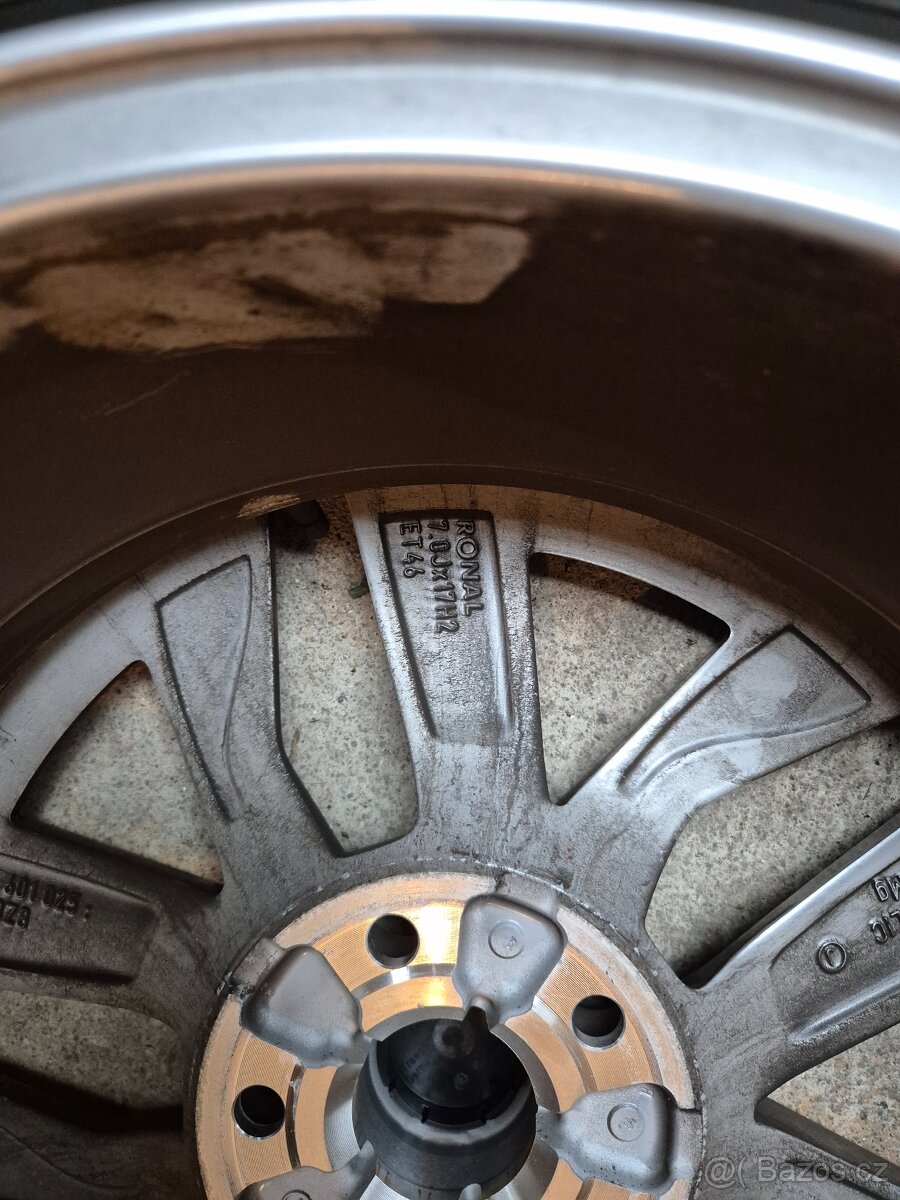 ALU kola ŠKODA"Rotare"ET46 5x112 Zimní pneu 205/55/R17 - 11