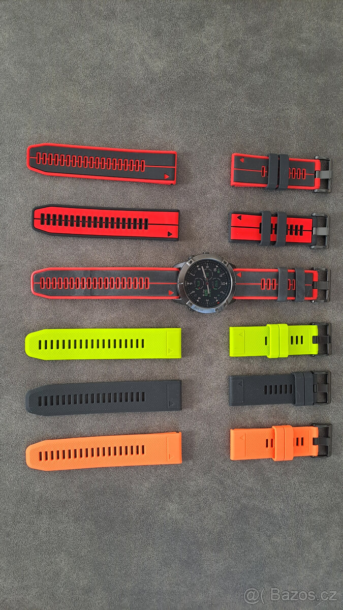 Silikonový řemínek 26 mm pro hodinky Garmin - 11