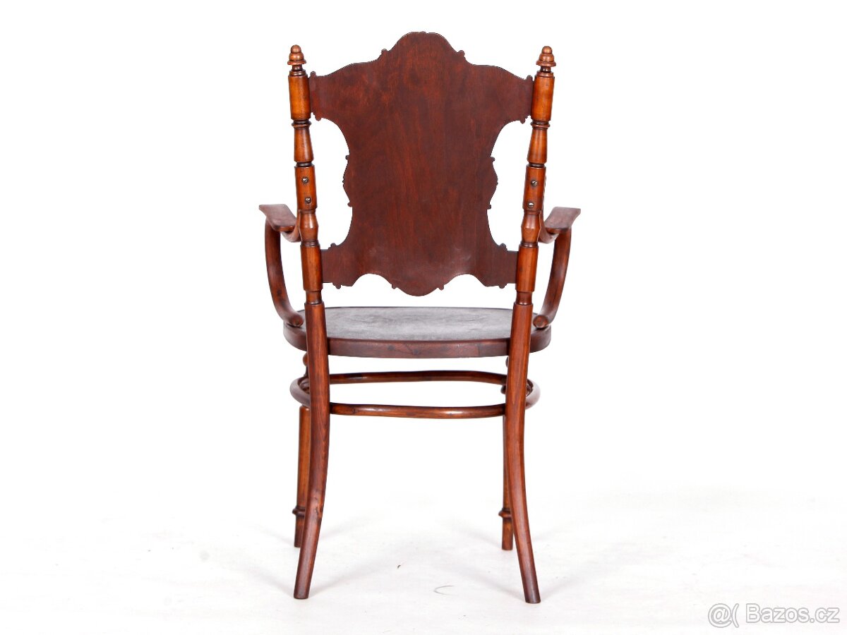Starožitná sběratelská židle J&J Kohn 1880. - 11
