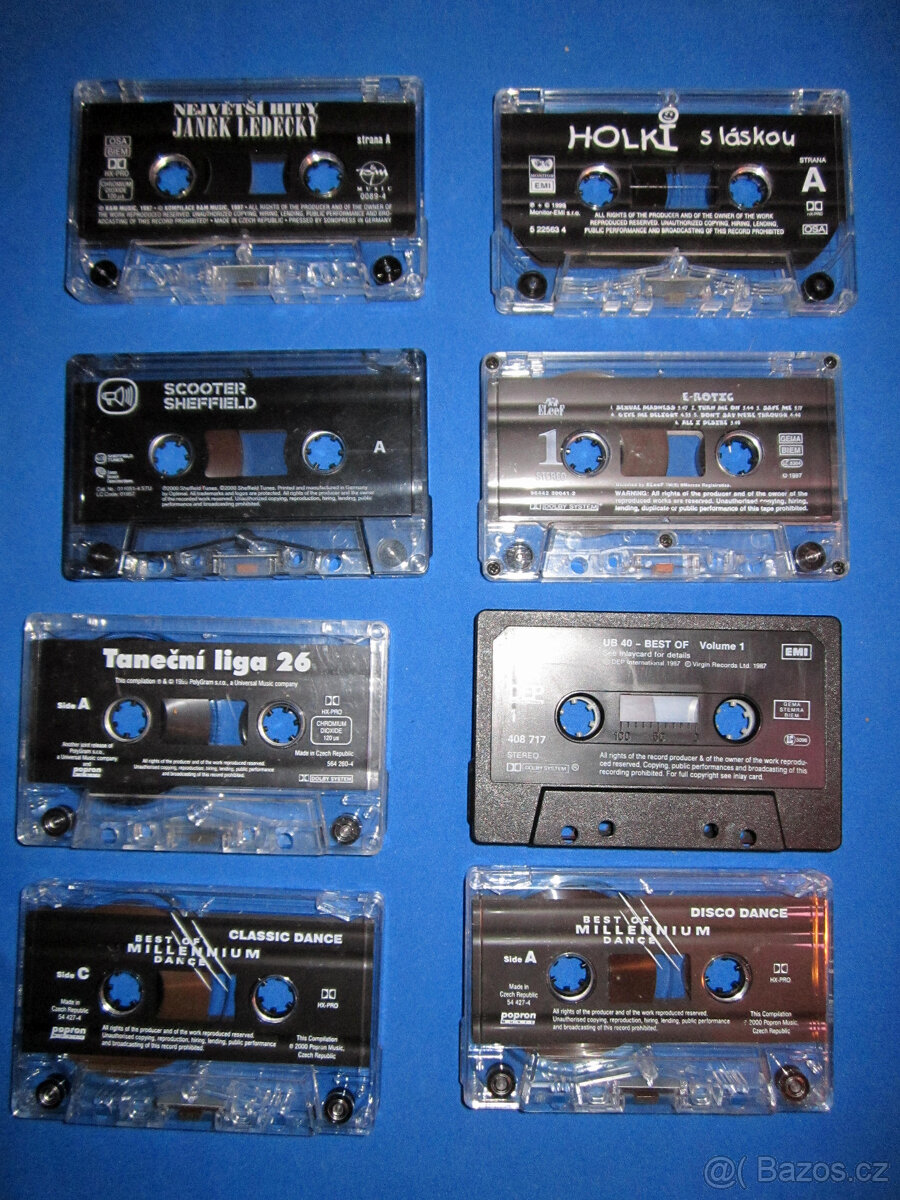 České, pop, a country audiokazety - 11