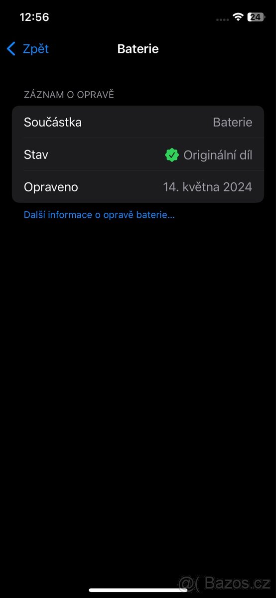 iPhone XS 256 GB Space Gray – originální baterie 97 % - 11