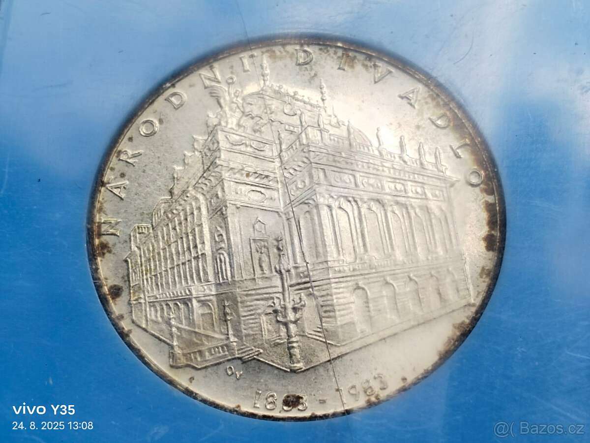 7x PROOF stříbrná pamětní mince Československo - 11