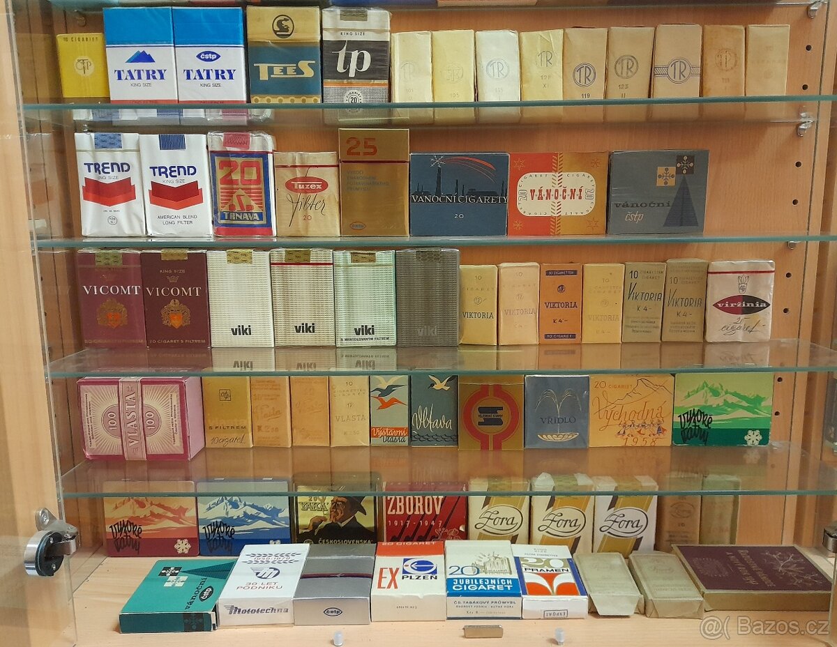 Staré cigarety, tabak, doutniky - 11