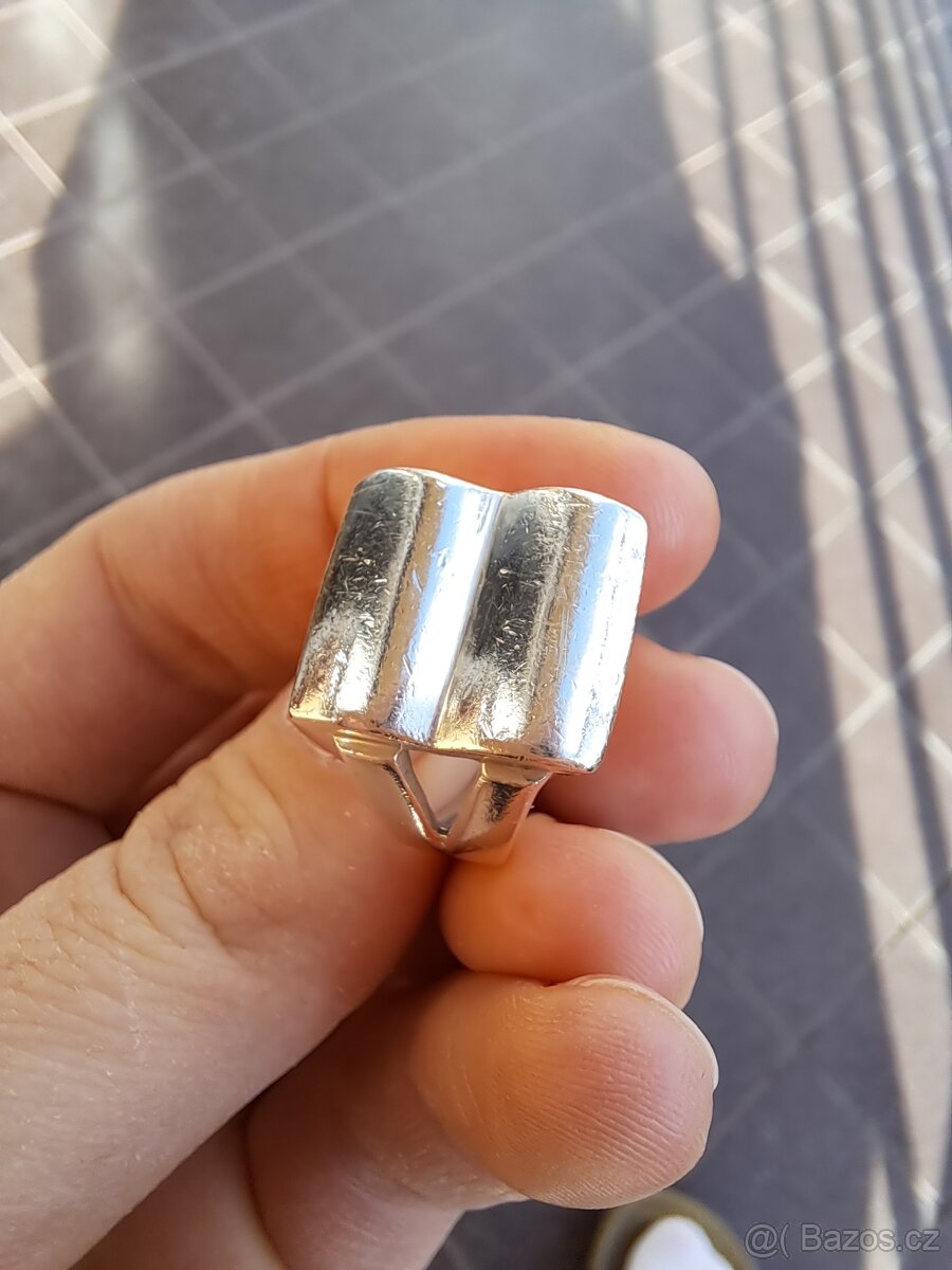 Stříbrný prsten Ag925, vel. 53 - 11