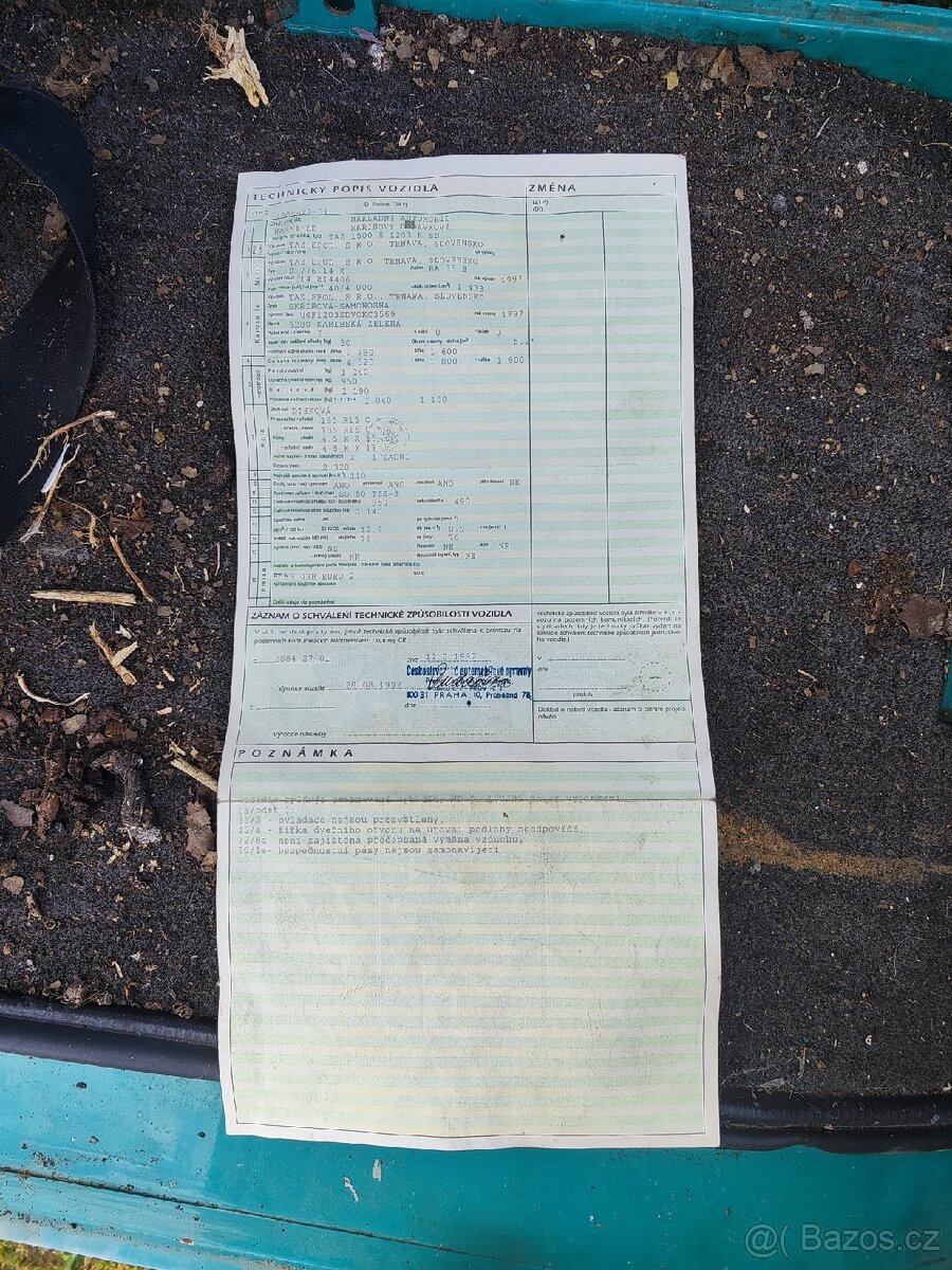 Škoda 1203, Taz 1500. - 11