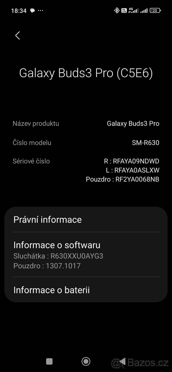Nova sluchátka Samsung Galaxy Buds 3 Pro + záruka Samsung - 11