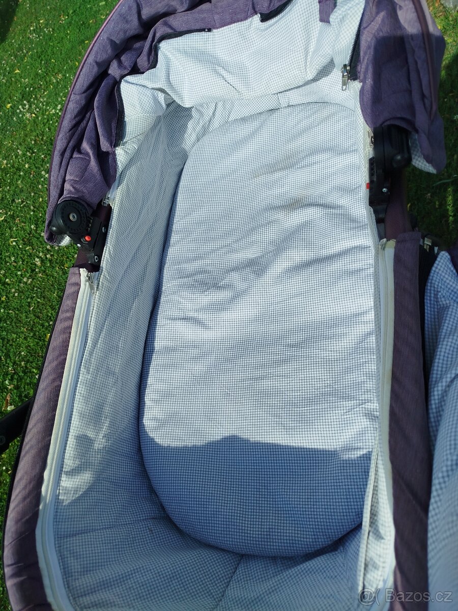 Dětský kočárek 3v1 Riko Nesa 2020 Plum - 11