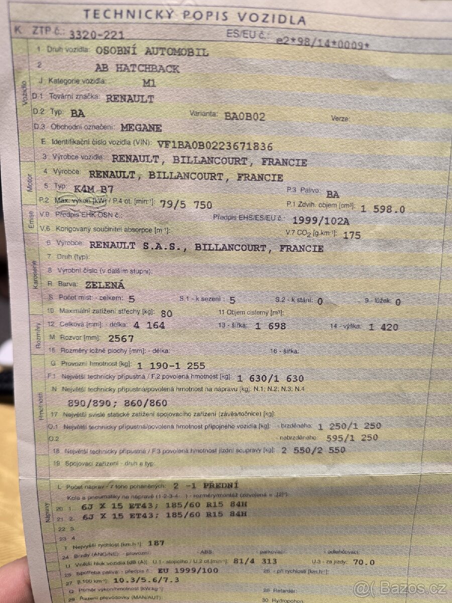 Renault Megane 1,6 automat - 11
