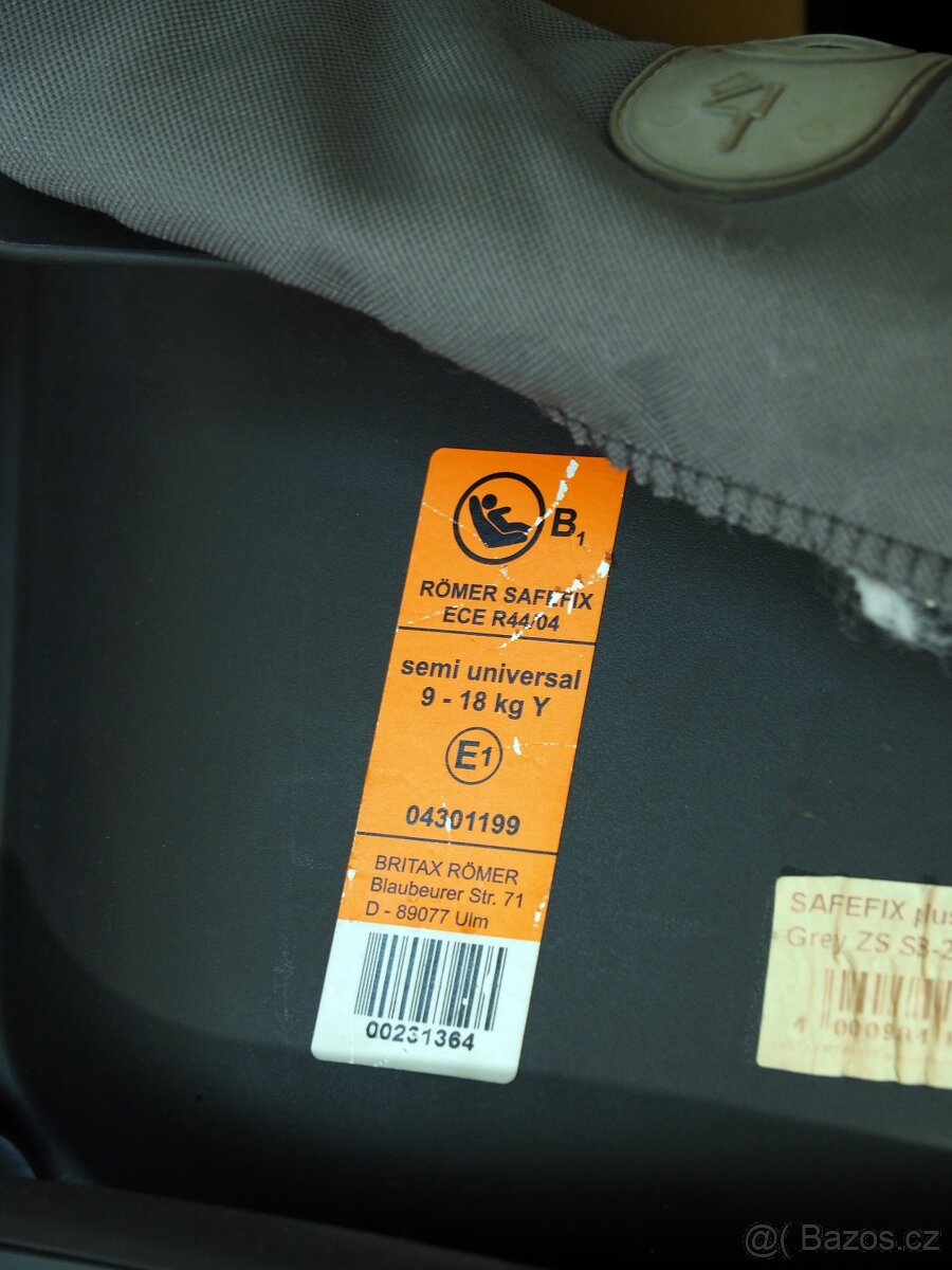 autosedačka Britax Römer Safefix 9-18 kg - 11