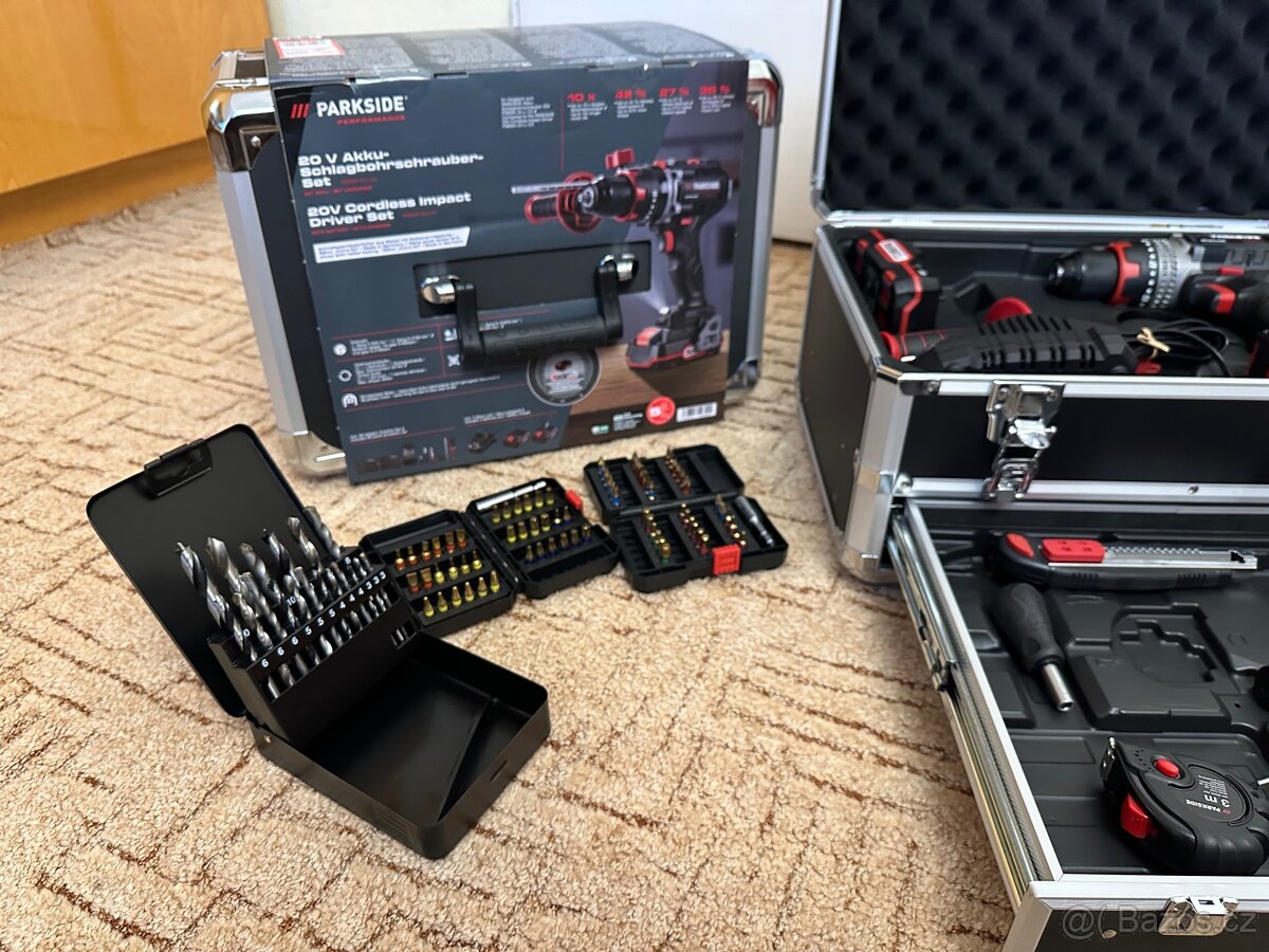 Parkside Performance Aku vrtačka s příklepem -SADA - 11