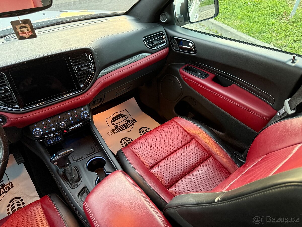 Dodge Durango R/T 5.7 V8 HEMI—2021–4x4—69.000km—červená kůže - 11