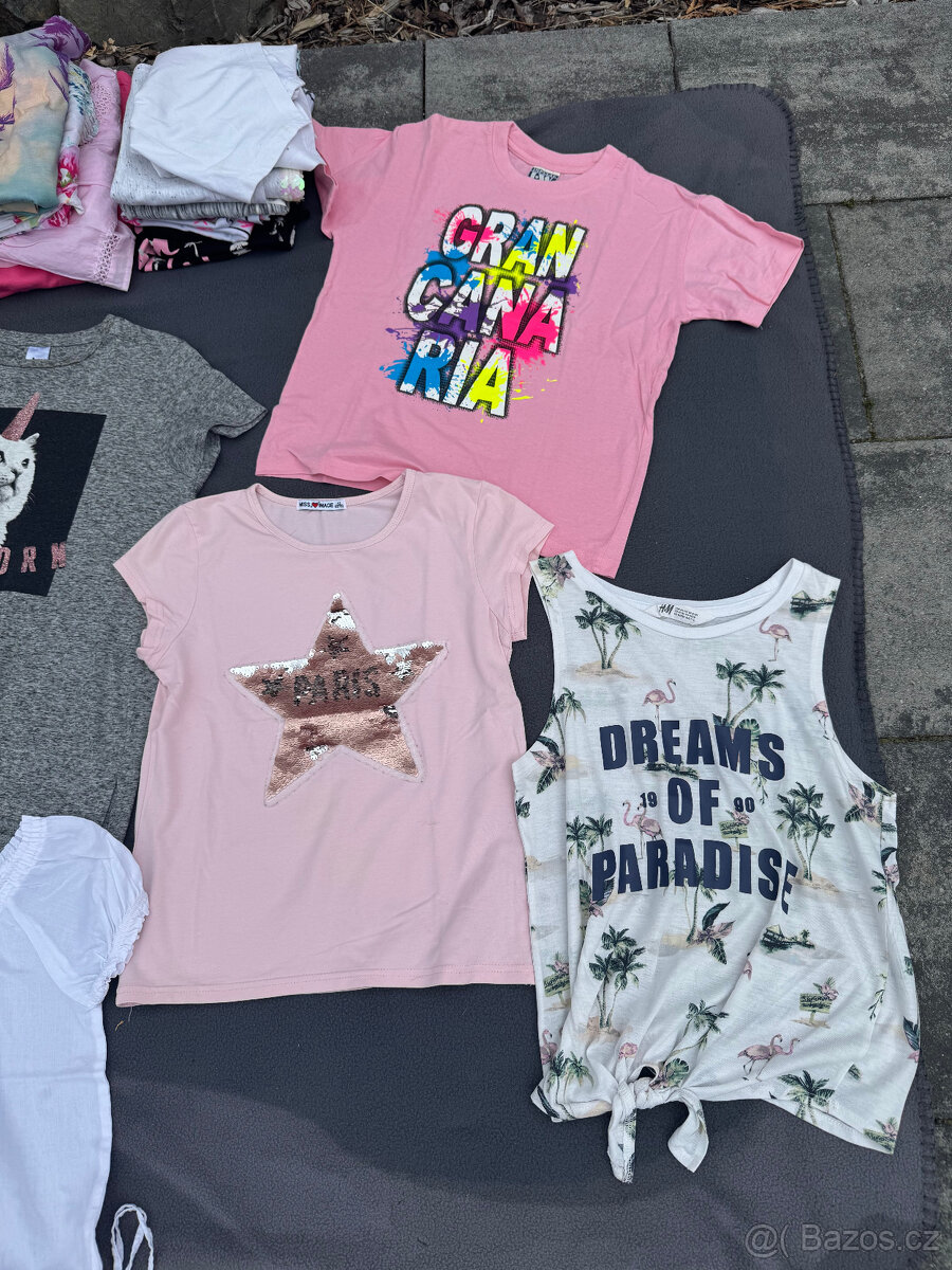 Dívčí oblečení vel. 142-158, větší množství - 11