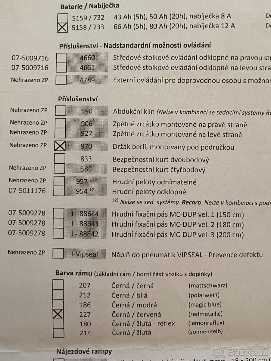 Elektrický invalidní vozík - 11