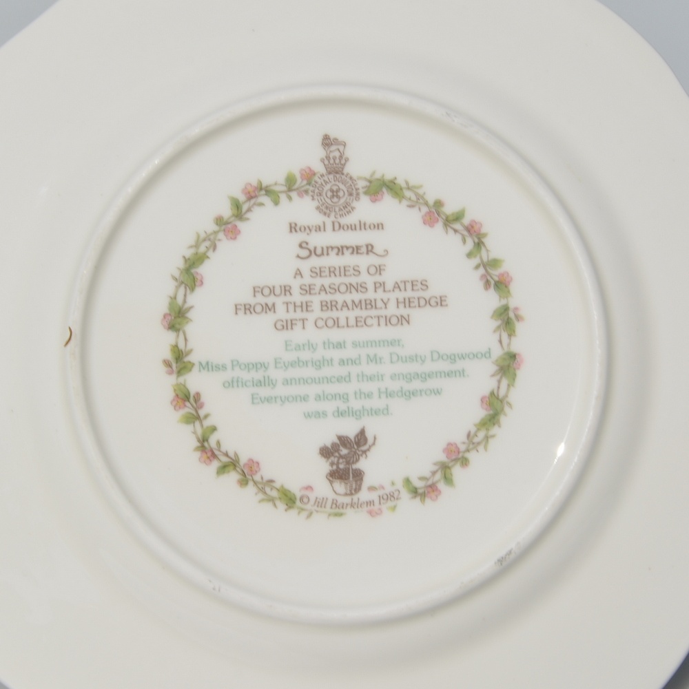 ROYAL DOULTON - sada porcelánové talíře 4 roční období - 11