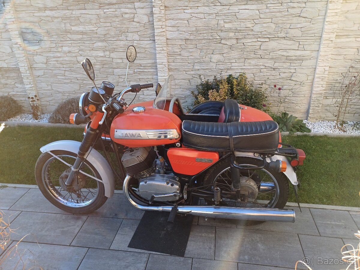 Jawa 350/634 + velorex 562 s TP původní - 11