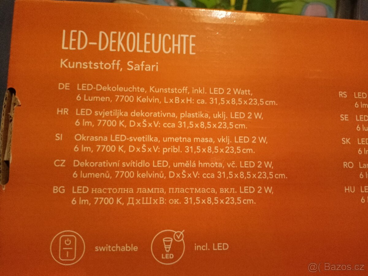 Dekorativní svítidlo Safari do dětského pokojíčku - 11