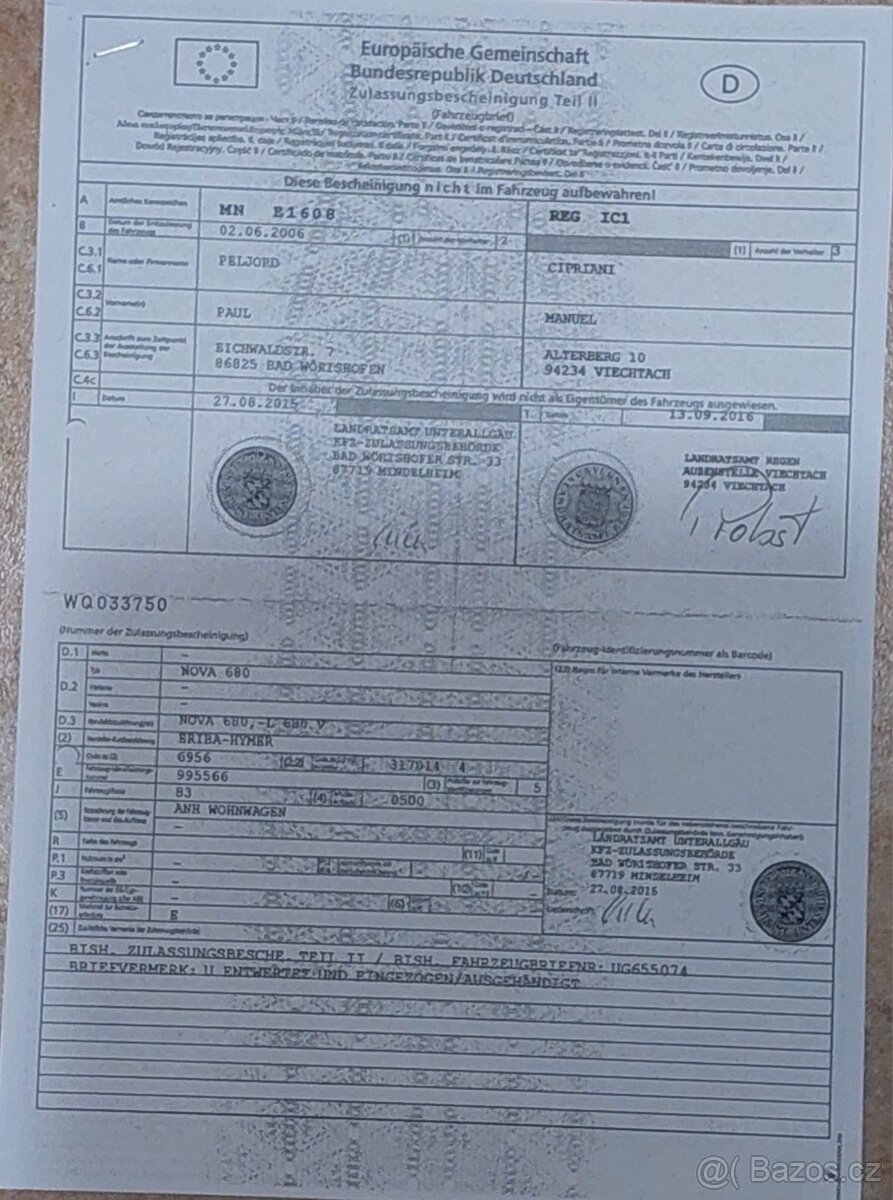 Karavan,obytný přívěs,dvounápravový - 11